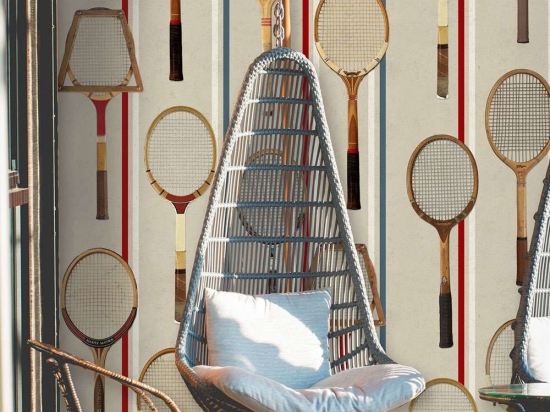 Ταπετσαρία The Game WP20243 Red-Brown-Taupe-Black MindTheGap 52x300cm
