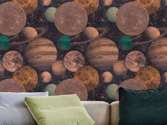 Ταπετσαρία The Universe WP20067 Red-Pink-Brown-Sepia-Green MindTheGap 52x300cm