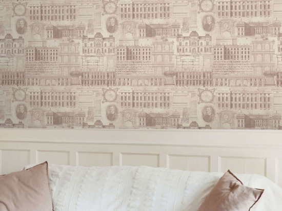 Ταπετσαρία Vitruvius Taupe WP20028 Brown-Sepia MindTheGap 52x300cm