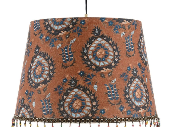 Φωτιστικό Οροφής Flourish Sienna CL50382 ø45xø55xH35 Orange-Multi MindTheGap Μέταλλο,Ύφασμα