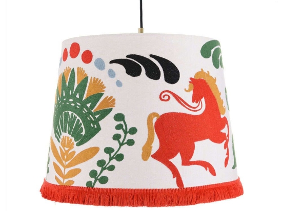 Φωτιστικό Οροφής Horse Parade CL50362 ø35xø45xH30 Orange-Multi MindTheGap Μέταλλο,Ύφασμα