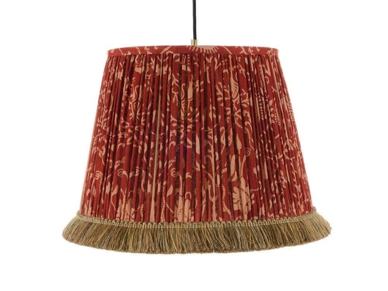 Φωτιστικό Οροφής Saxon Ornament CL50344 ø25xø35xH25 Red-Beige MindTheGap Μέταλλο,Ύφασμα