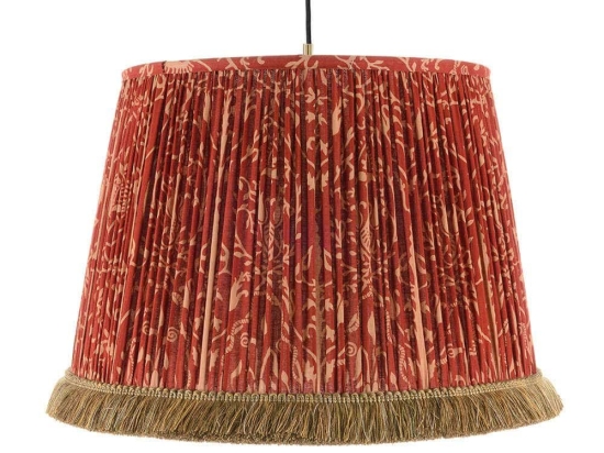 Φωτιστικό Οροφής Saxon Ornament CL50356 ø45xø55xH35 Red-Beige MindTheGap Μέταλλο,Ύφασμα