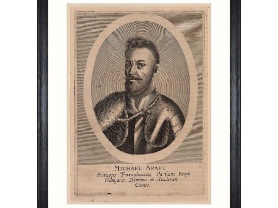 Κάδρο Michael Apafi Portrait FA13259 60x80cm Grey MindTheGap Κάθετοι Ξύλο