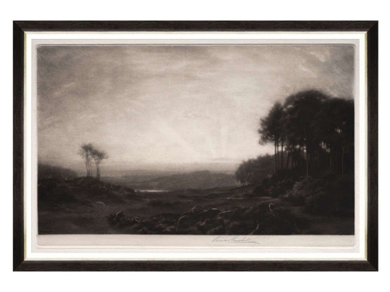 Κάδρο Landscape By George Gaskell FA13258 90x60cm Grey MindTheGap Οριζόντιοι Ξύλο