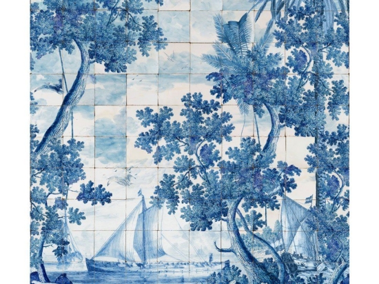 Ταπετσαρία Azure Mural Wp20560 3*52X300Cm White-Blue Mindthegap 52x300cm