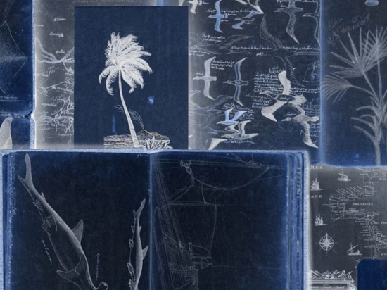 Ταπετσαρία Seaman'S Journal  Wp20561 3*52X300Cm Blue-Grey Mindthegap 52x300cm