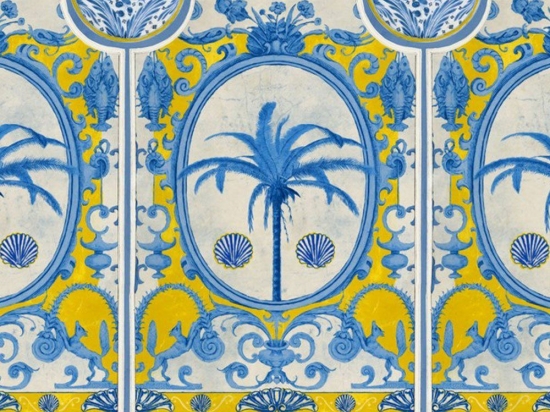 Ταπετσαρία The Villa Mural Wp20575 3*52X300Cm White-Yellow Mindthegap 52x300cm