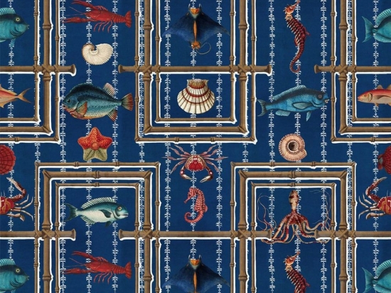 Ταπετσαρία Underwater Life Wp20565 3*52X300Cm Blue-Red Mindthegap 52x300cm