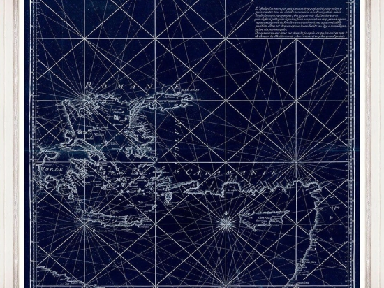 Κάδρο La Mer Mediterranee - Eastern Side Fa13382 90X100Cm Blue Mindthegap Κάθετοι Ξύλο
