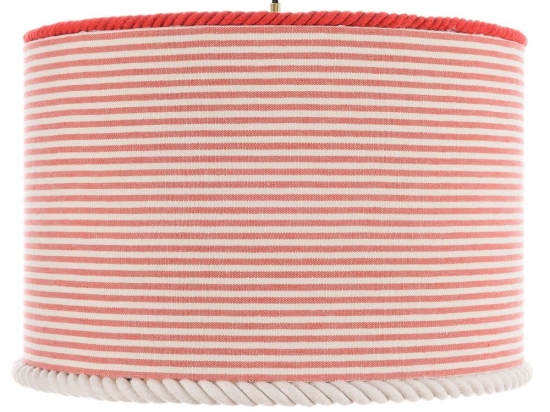 Φωτιστικό Οροφής Rhubarb Cl50427 Ø45X28 E27 White-Red Mindthegap Μέταλλο,Ύφασμα