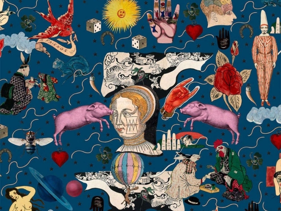 Ταπετσαρία Illusionary Daytime WP20617 52x300cm Multi-Blue MindTheGap