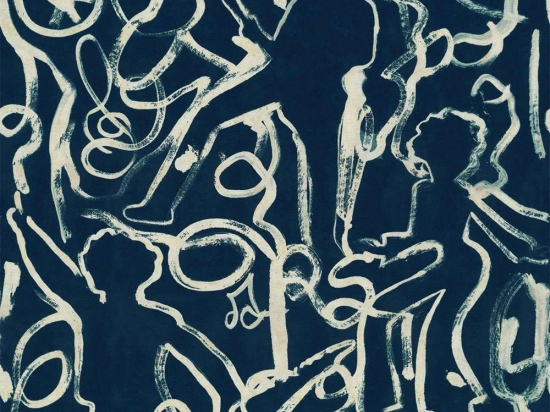 Ταπετσαρία On The Stage WP30094 52x1000cm Blue-Taupe MindTheGap