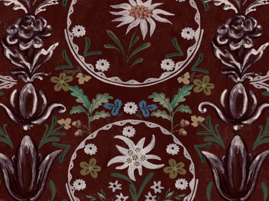 Ταπετσαρία Edelweiss WP20694 52x300cm Multi-Burgundy MindTheGap