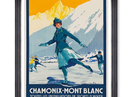 Κάδρο Chamonix Poster FA13451 50x70cm Multi MindTheGap Κάθετοι Ξύλο,Γυαλί