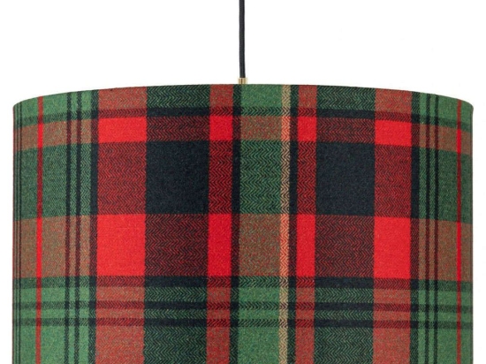 Φωτιστικό Οροφής Tyrolean Plaid CL50539 Φ45x28cm 1xE27 60W Multi MindTheGap