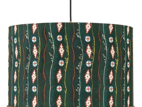 Φωτιστικό Οροφής Tyrol Folk Pattern CL50549 Φ55x30cm 1xE27 60W Multi MindTheGap