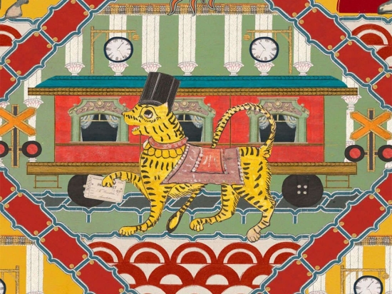 Ταπετσαρία Gare Du Nord WP20773 Multi-Green MindTheGap 52x900cm