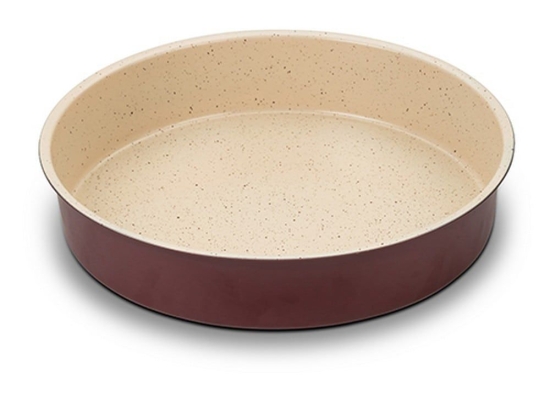 Ταψί Αντικολλητικό Στρογγυλό Terrestrial 10-103-053 Φ32cm Red-Beige Nava Ανοξείδωτο Ατσάλι
