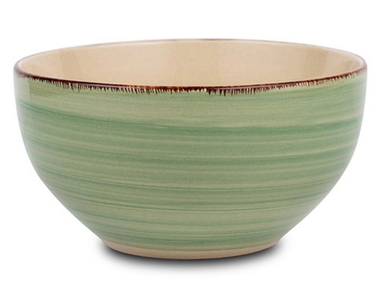 Μπωλ Δημητριακών Κεραμικό Lines 10-099-204 Φ14cm Green Nava Κεραμικό