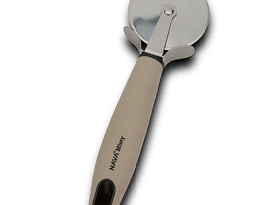 Κόπτης Πίτσας Misty 10-111-027 21cm Beige Nava Ανοξείδωτο Ατσάλι