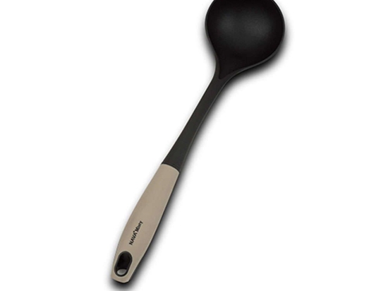 Κουτάλα Σούπας Misty 10-111-010 35cm Beige-Black Nava Nylon