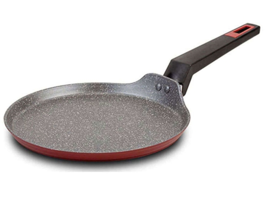 Κρεπιέρα Αντικολλητική Taurus 10-144-062 24cm Bordo-Black Nava 24cm Αλουμίνιο