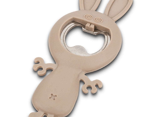 Ανοιχτήρι Μπουκαλιών Misty 10-111-036 10,5cm Beige Nava Ατσάλι,Σιλικόνη