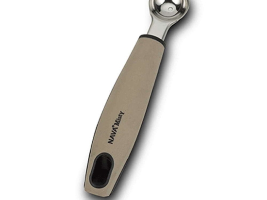 Παριζιέν-Εργαλείο Κοπής Φρούτων Misty 10-111-068 18cm Beige-Black Nava Ανοξείδωτο Ατσάλι