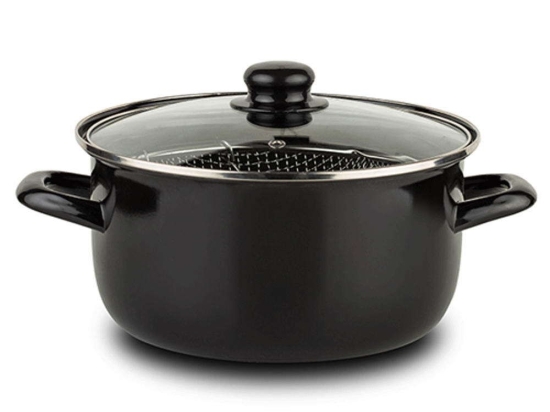 Κατσαρόλα - Φριτέζα 10-053-003 Φ24cm Black Nava 24cm Αλουμίνιο