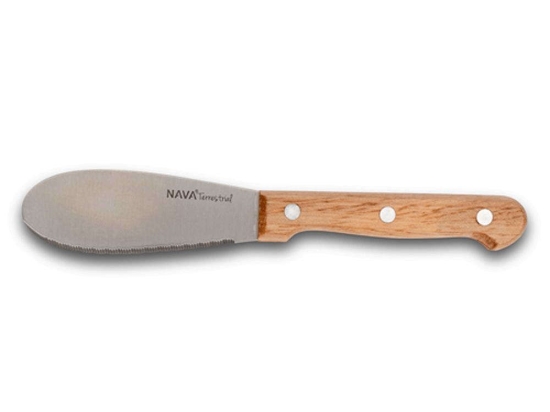 Μαχαίρι Βουτύρου Terrestrial 10-058-057 19cm Natural-Inox Nava Ανοξείδωτο Ατσάλι