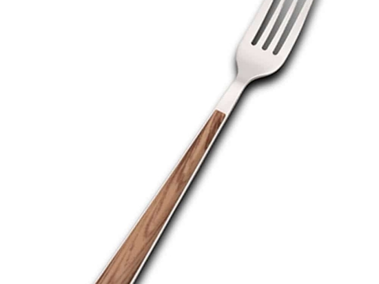 Πιρουνάκι Γλυκού Ariana 10-123-034 18,2cm Silver-Natural Nava Ανοξείδωτο Ατσάλι