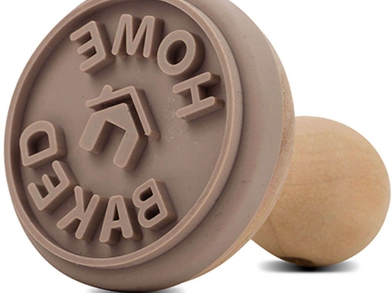 Σφραγίδα Μπισκότων Misty 10-111-078 Φ6x8,5cm Natural-Beige Nava Σιλικόνη,Ξύλο