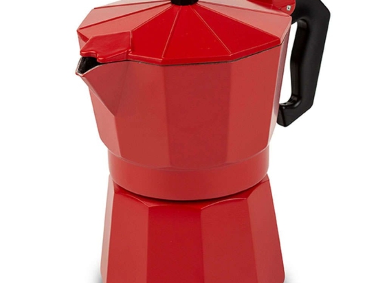 Καφετιέρα Espresso Taurus 10-174-002 14,5x9x15cm 150ml Red-Black Nava Αλουμίνιο