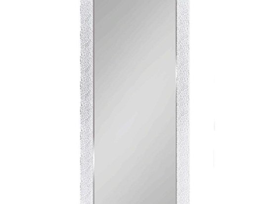 Καθρέπτης Τοίχου Amy 1220297 70x170cm White-Silver  Mirrors & More Πλαστικό, Γυαλί