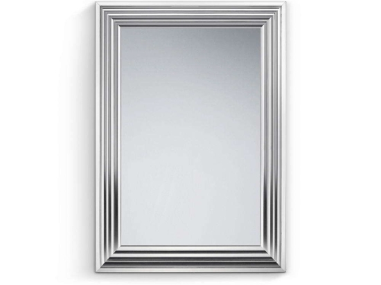 Καθρέπτης Τοίχου Silke 1720106 55x70cm Chrome Mirrors & More Πλαστικό, Γυαλί