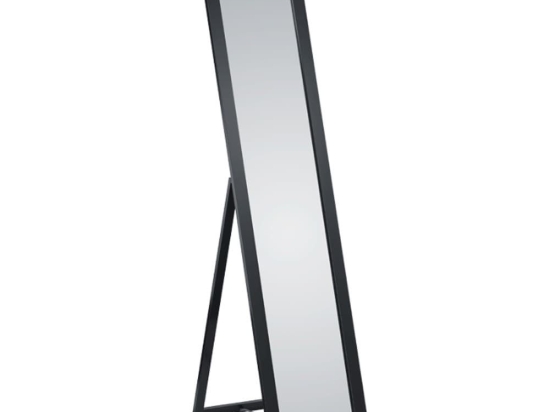 Καθρέπτης Δαπέδου Tina 1020102 40x160cm Black Mirrors & More Mdf,Γυαλί