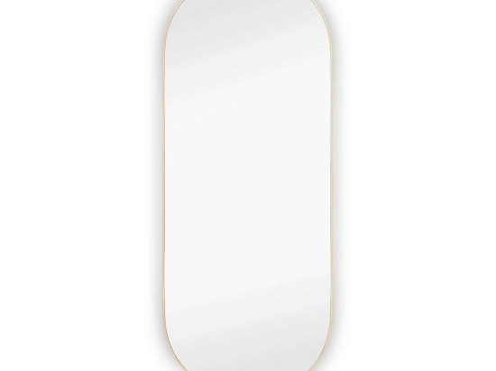 Καθρέπτης Τοίχου Josie 1630179 30x70cm Gold Mirrors & More Μέταλλο,Γυαλί