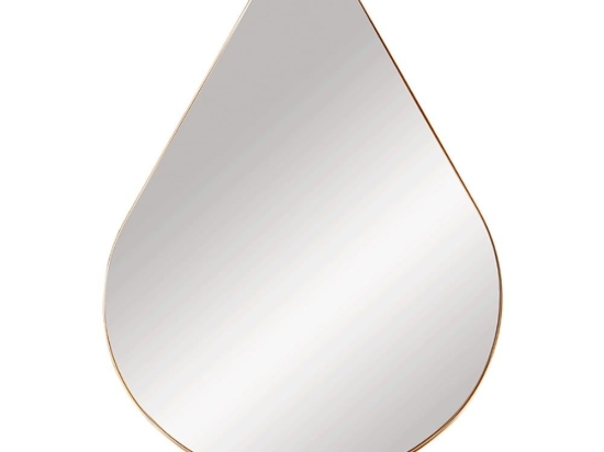 Καθρέπτης Τοίχου Britta 1430679 80x100cm Gold Mirrors & More Μέταλλο,Γυαλί