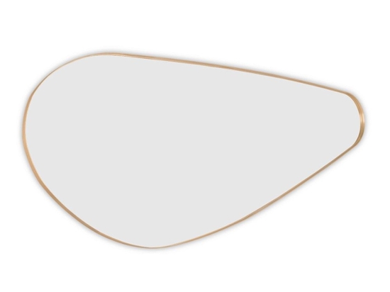 Καθρέπτης Τοίχου Britta 1430779 70x170cm Gold Mirrors & More Μέταλλο,Γυαλί