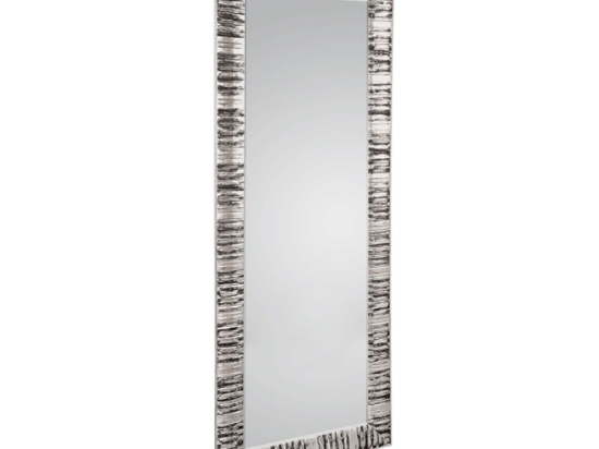 Καθρέπτης Τοίχου Nadja 2310396 70x170cm Black-Silver Mirrors & More Πλαστικό, Γυαλί
