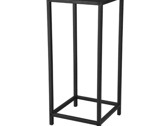 Τραπεζάκι Βοηθητικό Vera 2090102 25x25x60cm Black Mirrors & More