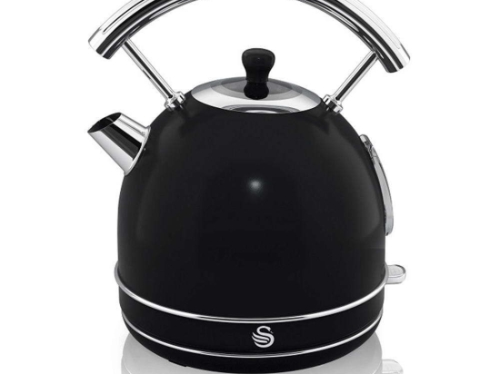 Βραστήρας Retro SK14630BN 1,8Lt 3000W Black Swan Μέταλλο,Πλαστικό