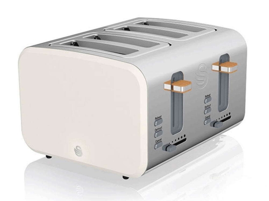 Φρυγανιέρα Nordic ST14620WHTN 1500W 33x29x20,1cm Grey Swan Μέταλλο
