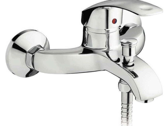 Μπαταρία Μπανιέρας Sistina 090918001 Chrome Pyramis Μέταλλο