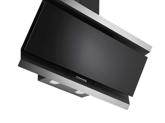 Απορροφητήρας Καμινάδα Eleganto 065033101 60cm Inox-Black Pyramis Ατσάλι,Γυαλί