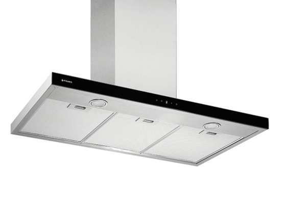 Απορροφητήρας Καμινάδα Grandezzo 065039901 90cm Inox-Black Pyramis