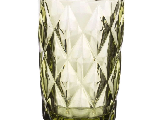 Ποτήρι Νερού Kare 52,703,50 330ml Green Cryspo Trio Γυαλί