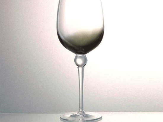 Ποτήρι Νερού Κολωνάτο Half 52.003.53 370ml Smoke Cryspo Trio Γυαλί