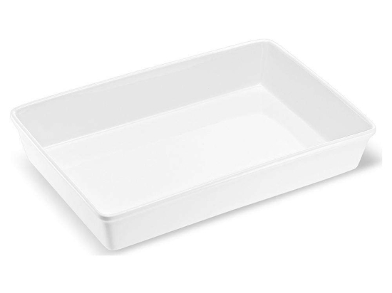 Πυρίμαχο Σκεύος Ορθογώνιο 26.000.79 41x26x7cm White Cryspo Trio Πορσελάνη